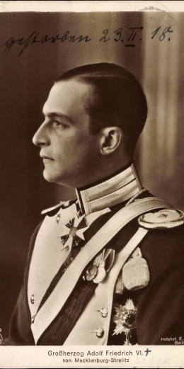 Großherzog Adolf Friedrich VI.